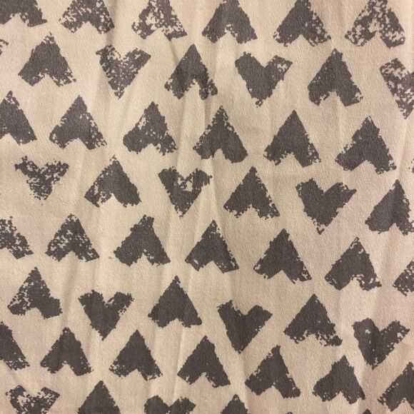 Womens Zac & Rachel Crop Pants Size 12 White with Gray Hearts NWT - Picture 6 of 9